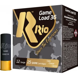 Патрон RIO Load Game-36 NEW кал. 12/70 дріб №0 (4,25 мм) 36 г